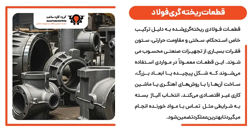 قطعات ریخته گری فولاد