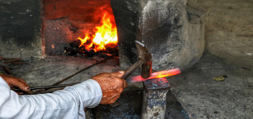 آشنایی با فنون آهنگری سنتی ایرانی